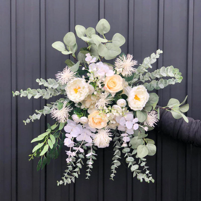 Свадебные цветы искусственные белые свадебные арки фон цветочное оформление