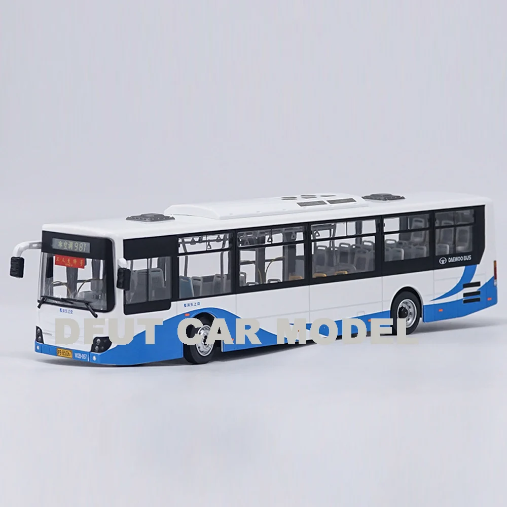 1:43 игрушка из сплава DAEWOO автобус автомобиль модель детских игрушечных автомобилей авторизованный игрушки для детей