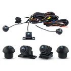 AHD 3D 360 камера Автомобильная система наблюдения за птицами 4 камеры 360 720P SONY 225 тыловаяпередняялеваяправая 3D 360 камера для Android автомобильное радио