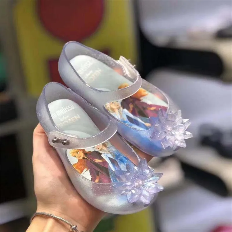 Mini Melissa Ultragirl оригинальные прозрачные сандалии с узлом-бабочкой для девочек, детские сандалии, детская пляжная обувь, нескользящая обувь для малышей