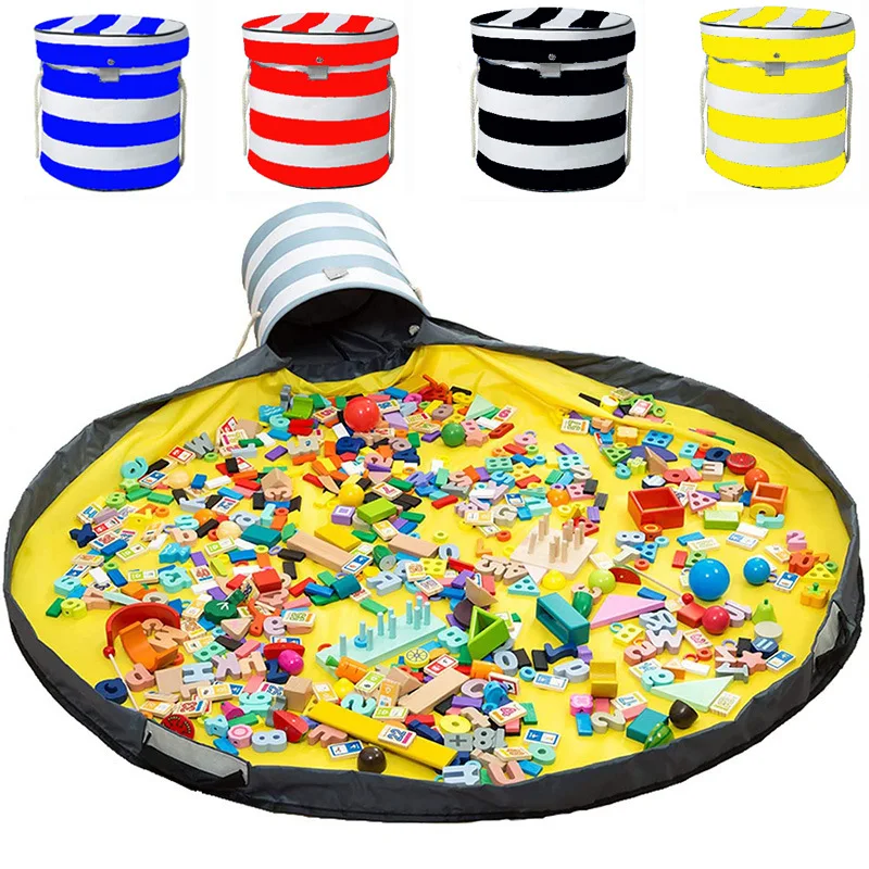 

Новая портативная складная детская сумка для чистки и хранения игрушек Многофункциональная портативная игрушка модная практичная сумка д...