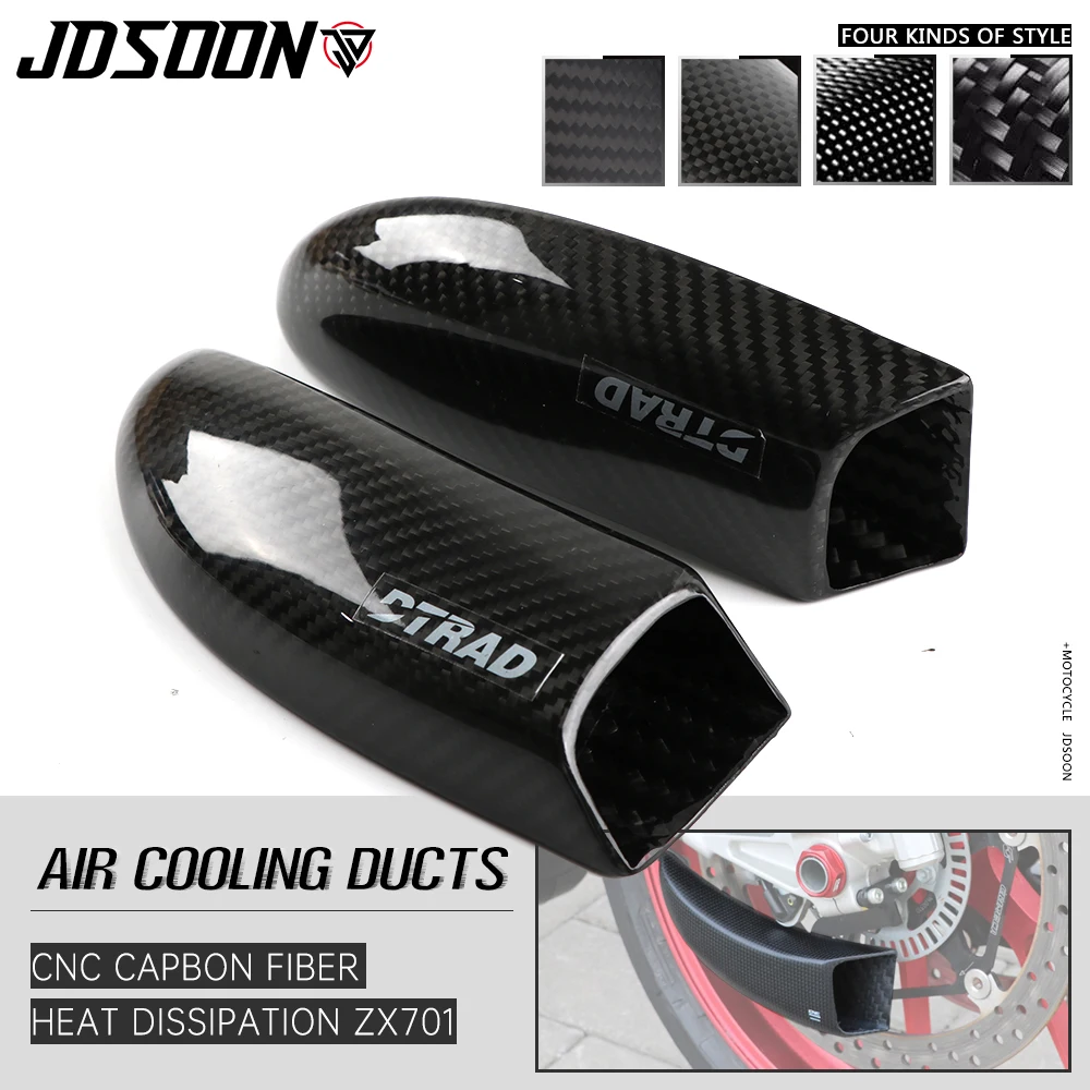 

Carbon Fiber Air Ducts Brake Cooling Mounting kit Air Cooling Ducts System For APRILIA TUONO V4 1100 2015-2020 V4 1000 2010-2015