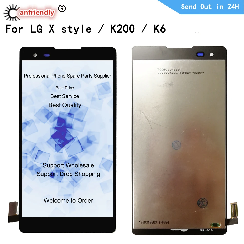 ЖК дисплей и сенсорная панель для LG X style K200 K200DS K200F F740 LS676 K6 сменный дигитайзер с