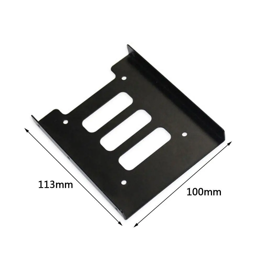 

1PC Hard Disk Case 2.5" To 3.5" SSD HDD Metal Adapter Mounting Hard Drive Holder For PC Laptop Protect Hard Disk Bracket