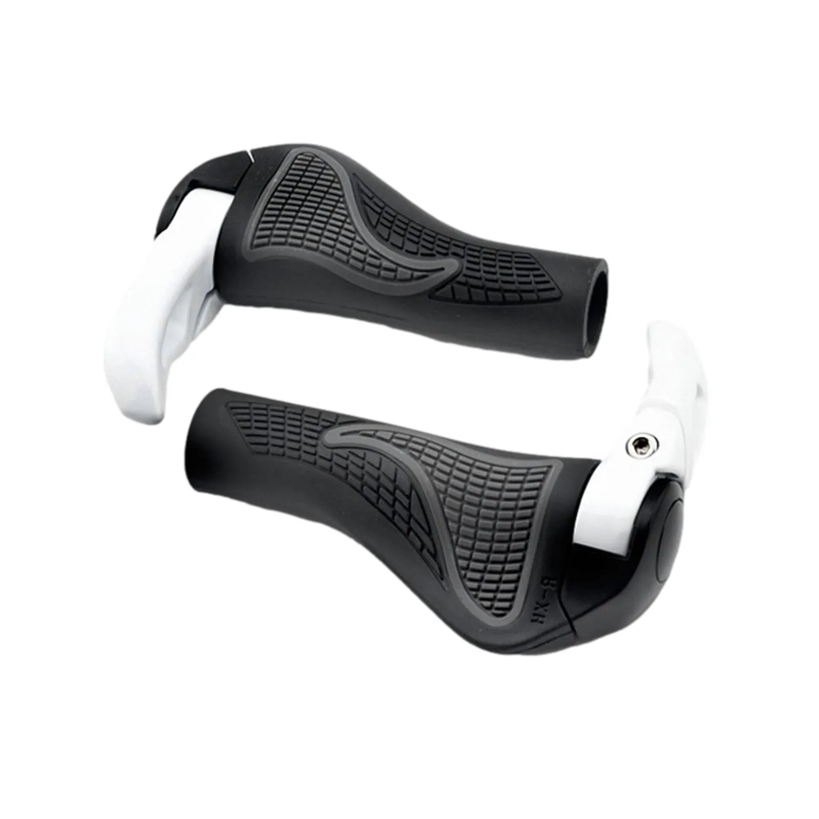 

1Pair Cycling Mountain Bike Grips Handlebar Grips MTB Bicycle Rubber Handle Bar Grip End Lock-on Ergonomic Bicycle Accessories