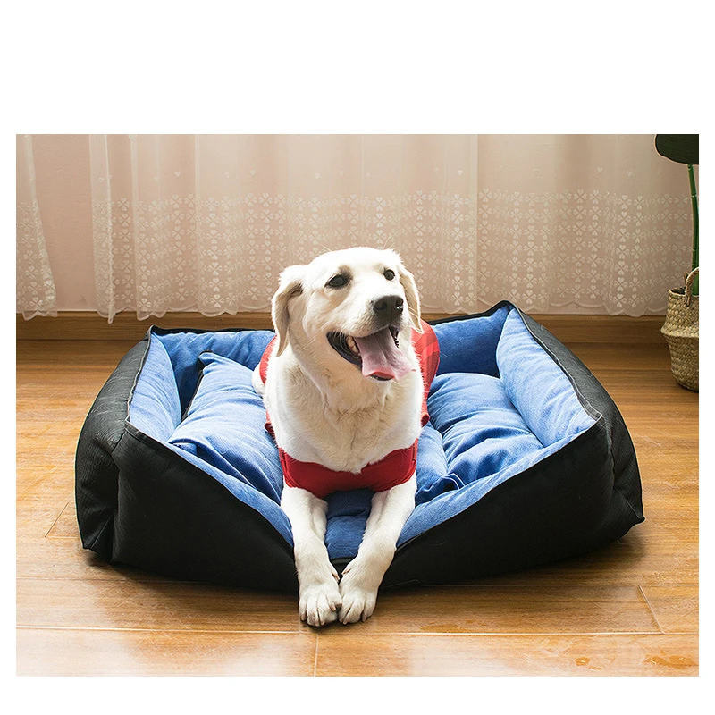 

Кровать для собаки, Конура для больших искусств и кошек, удобная, Успокаивающая, Всесезонная, моющиеся товары для домашних животных