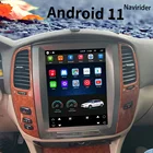 Автомобильная магнитола 12,1 дюйма с дисплеем, Android, навигация, головное устройство для Toyota Land Cruiser 100 Sahara 2005 2006 2004 Tesla, видеоплеер