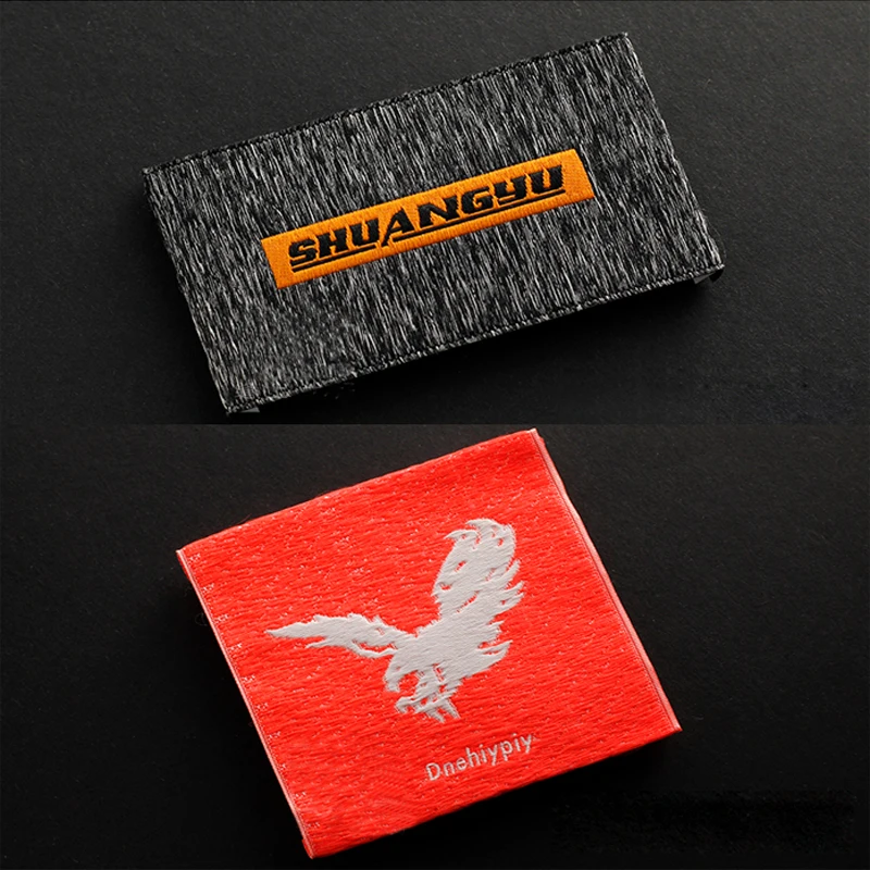 Бесплатная доставка индивидуальные тканые этикетки 1000 шт. для