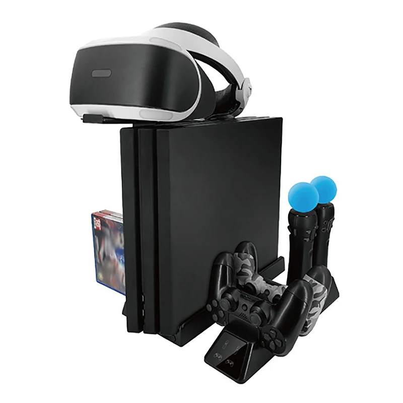 Для PS VR PS4 Pro/тонкая вертикальная подставка зарядная док станция игровой диск