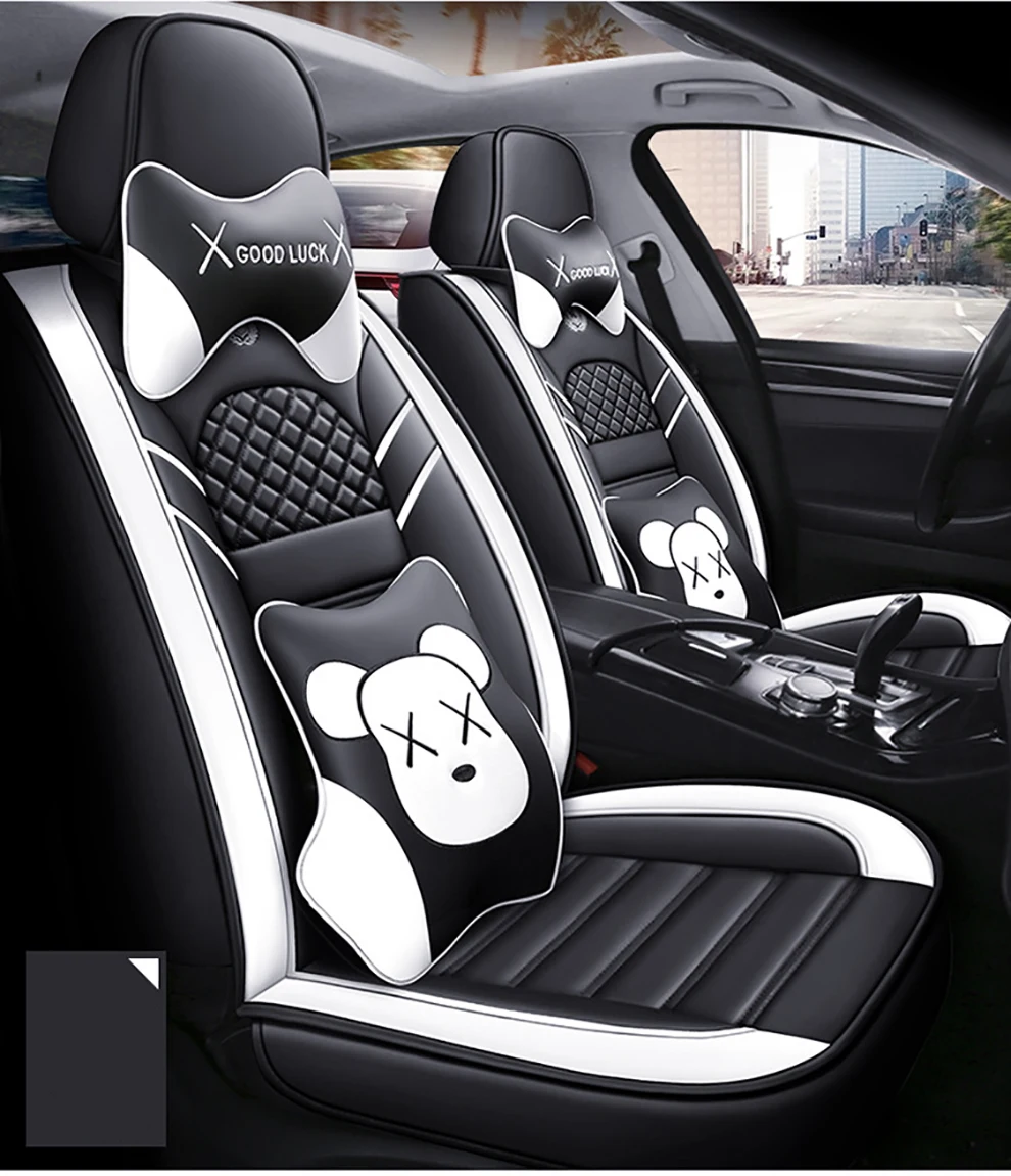 

kalaisike Leather Universal Car Seat covers for Honda all models XRV civic accord fit CRV Odyssey Jazz City crosstour crider HRV