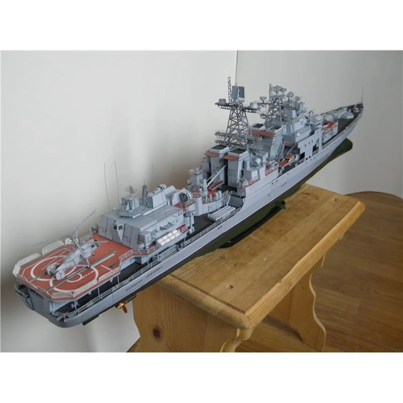 1:200 адмирал Левченко подводная лодка корабль DIY 3D бумажная карта Модель