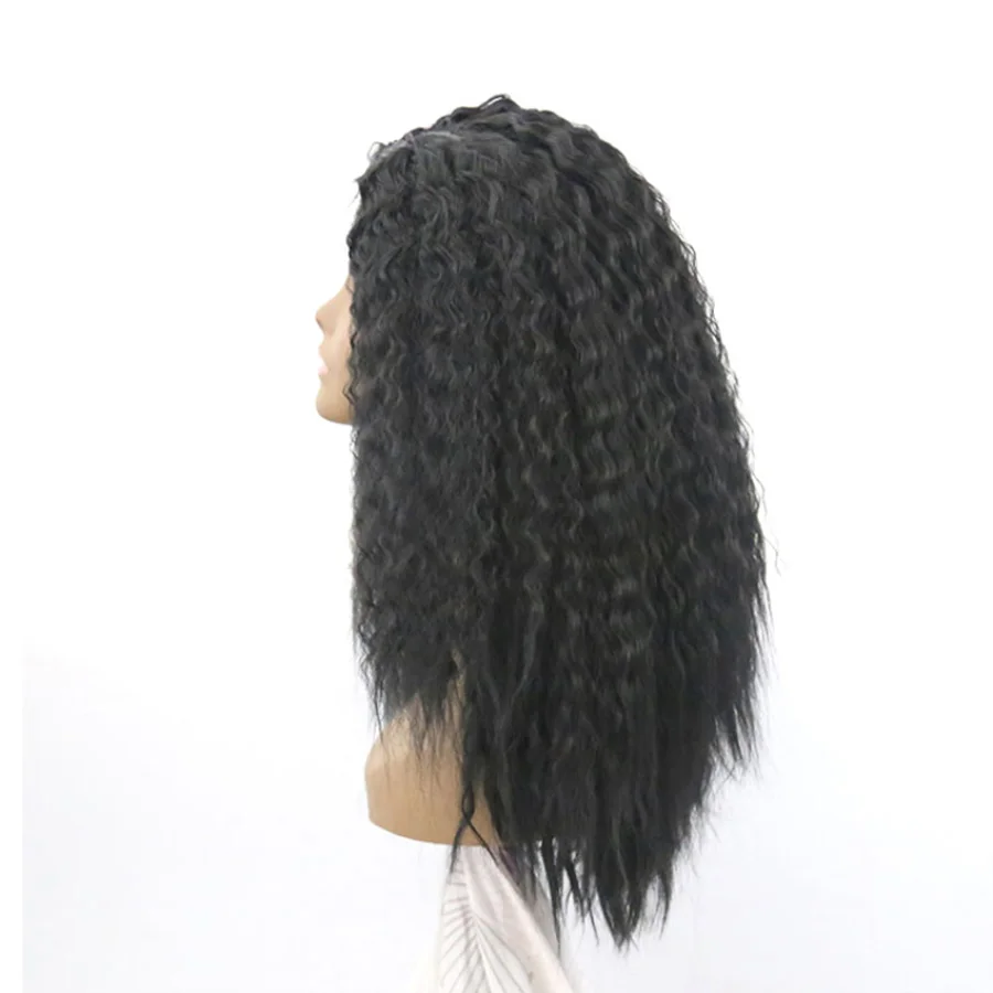 Красота на линии кудрявые 13*4 синтетические волосы кружеве парики волна воды