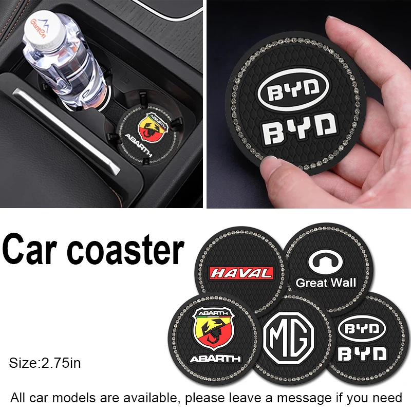 

Car Diamond Water Coasters Slip Pad Mat Storage Mat for VW t5 t4 t6 golf 5 interior passat b6 polo golf mk4 mk7 caddy passat b6