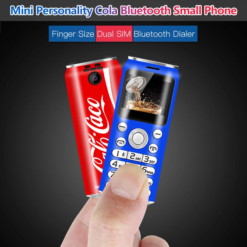 Миниатюрный мини-телефон K8 с двумя Sim-картами размер пальца Bluetooth Dialer MP3 запись