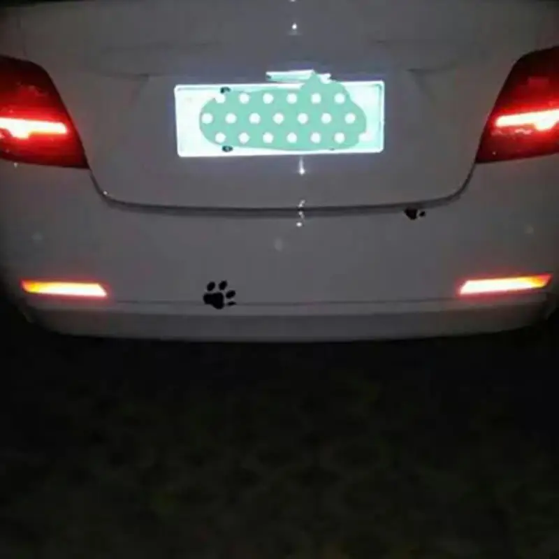 2 шт. светоотражающие наклейки на бампер автомобиля авто аксессуары для