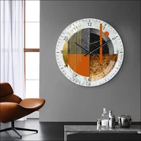 art wall clock home clock abstract geometry decor for home fashion wall clock silent quartz african christmas gift family 30 5cm
