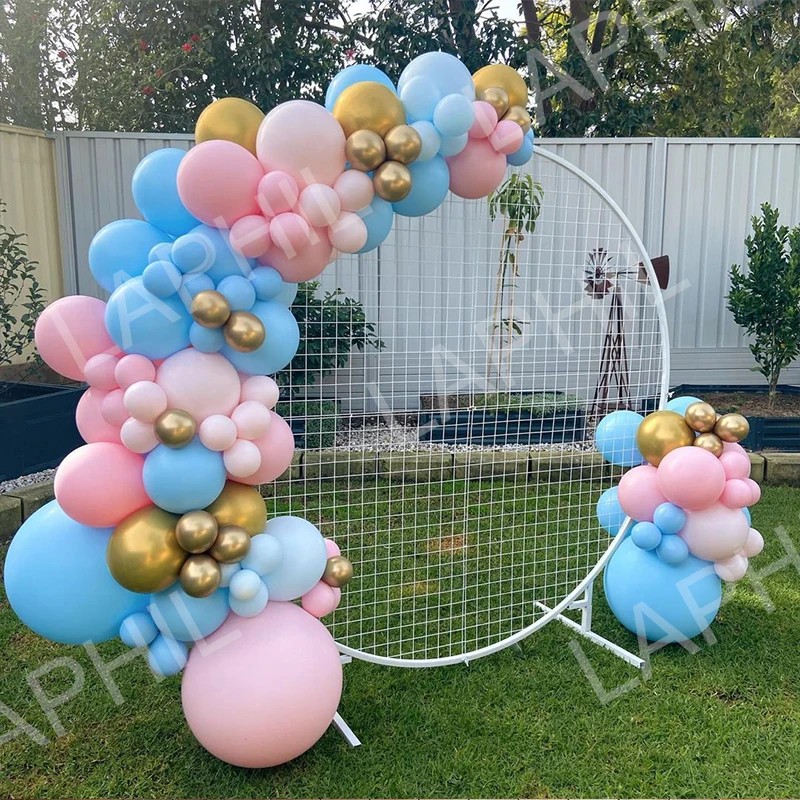 154pcs Baby Shower Macaron Balloon Garland Arch Kit Boy Or Girl Gender Reveal Party Decor Blue Pink Air Globos Birthday Supplies | Дом и сад