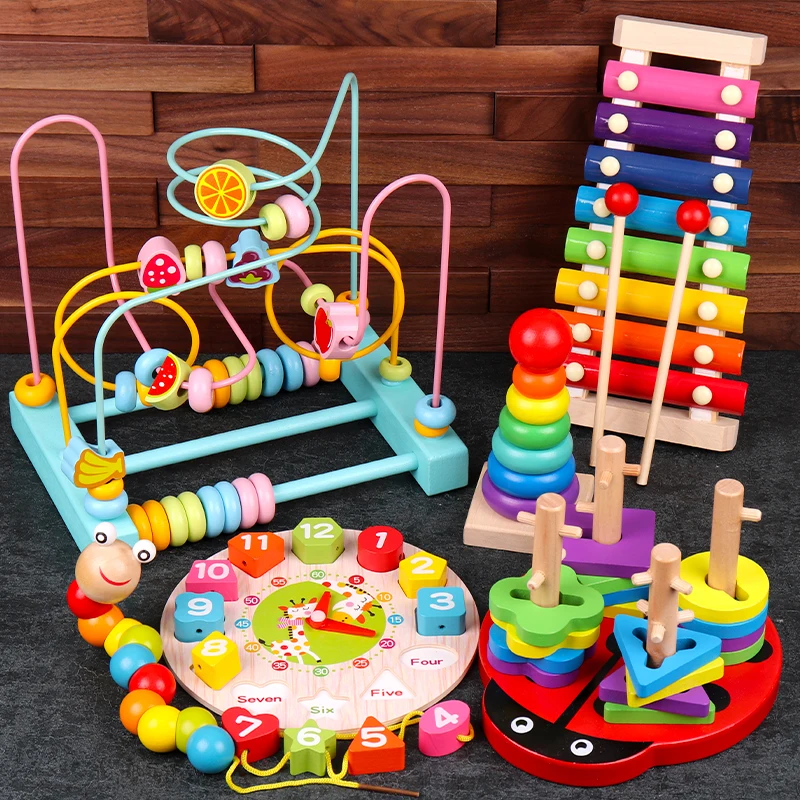 

Детская игрушка TT для раннего обучения, блоки для младенцев, детская игрушка с бусинами, игрушка для мальчиков и девочек, облегчение