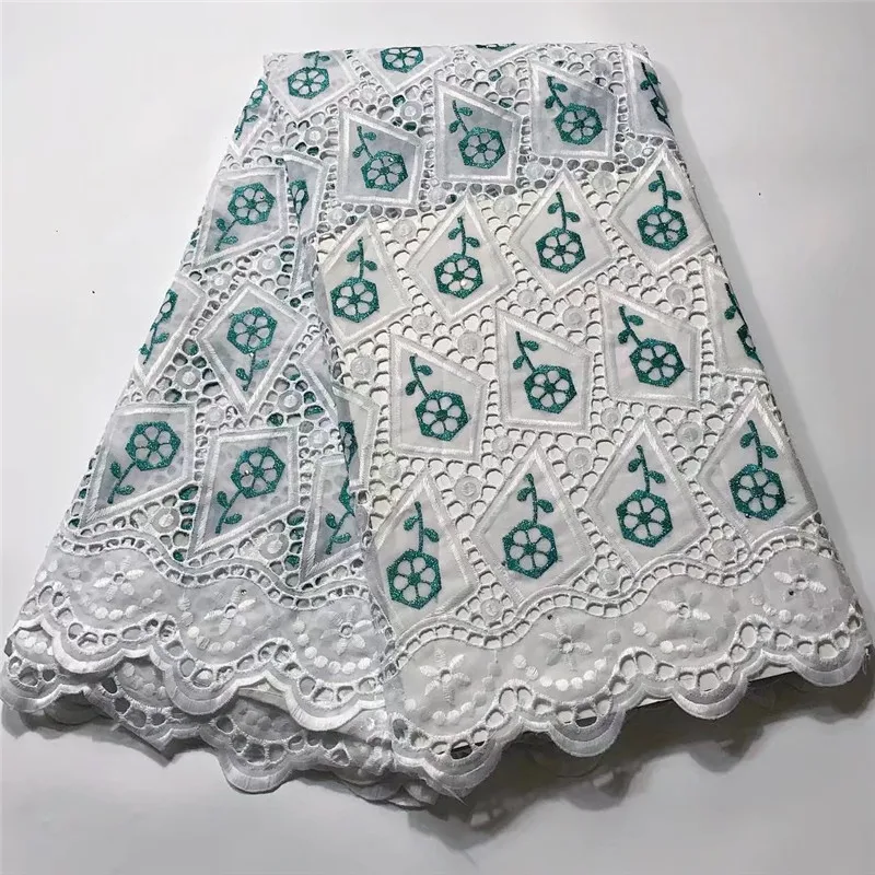 Королевский синий африканский швейцарский вуаль кружева в швейцарской Высокое