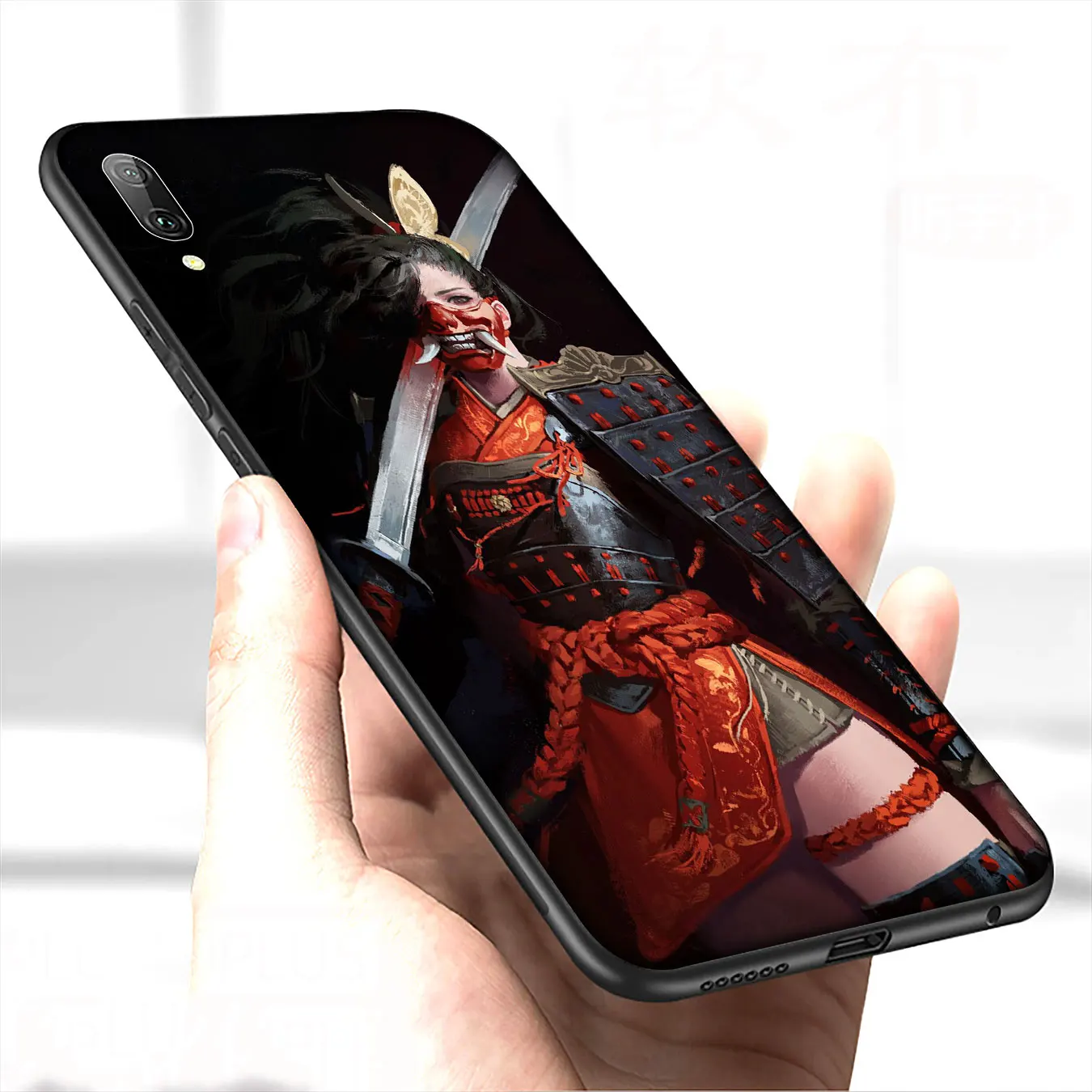 Мягкий силиконовый чехол для телефона IYICAO Samurai Warrior Japan soldier Huawei Mate 30 20 10 Pro черный