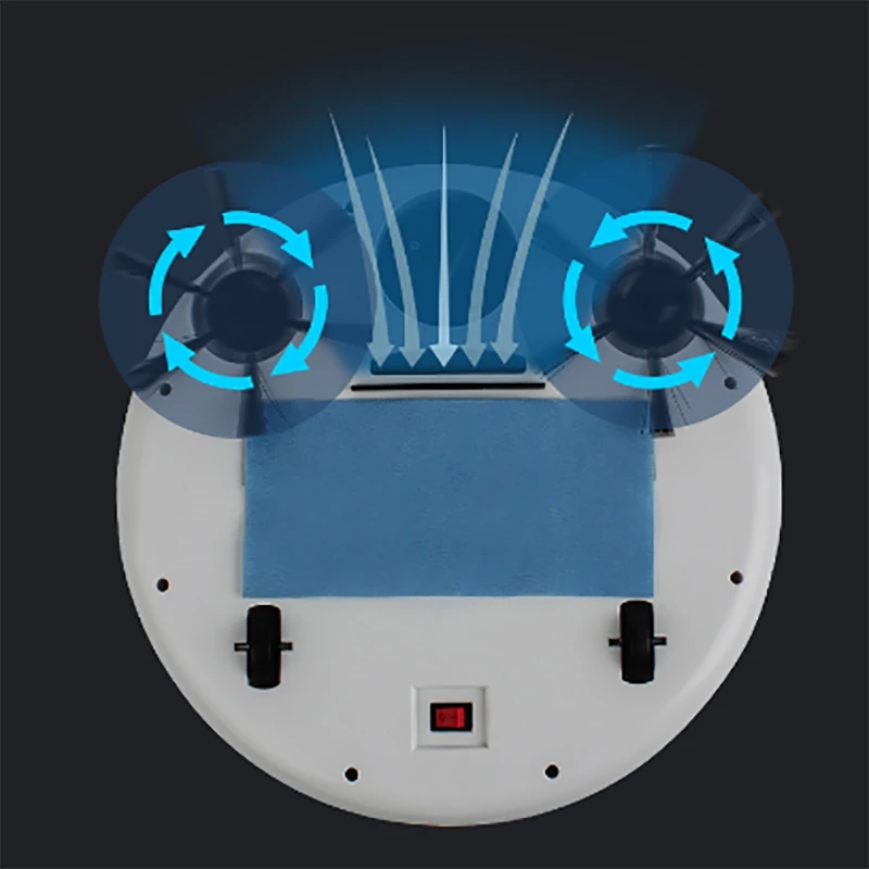 Умный робот пылесос автоматическое подметание пыли и уборка ультратонкий Тихий