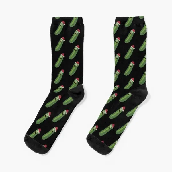 

Мужские и женские носки до щиколотки I Am A Christmas Pickle Morty Rick