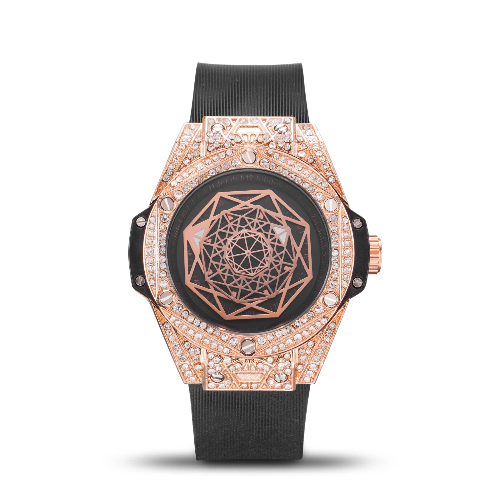 SB002 Швейцарская Алмазная резка Япония Miyota кварц rolexable круг модный тренд мужские часы светящиеся водонепроницаемые Relojes Hombre - Цвет: SB002