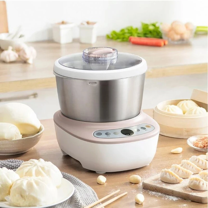 

Household Stainless Steel Food Mixing Machine Stand Mixer Dough Kneading Machine Dough Mixing Machine Intelligent Timing