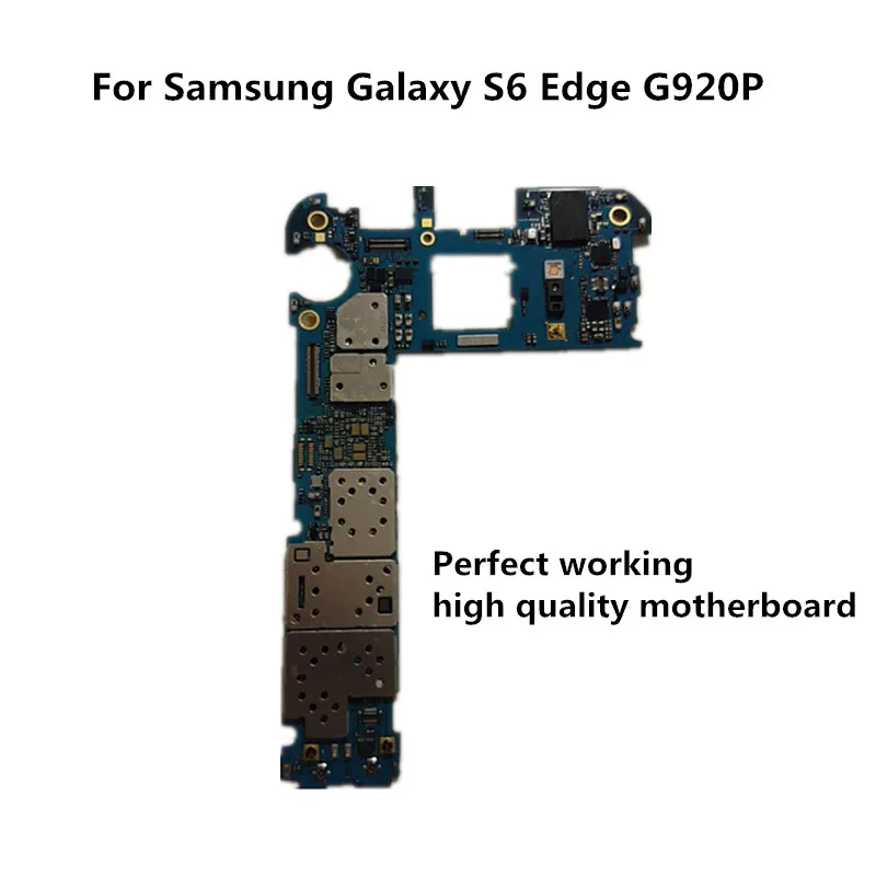 Б/у оригинальная материнская плата для Samsung Galaxy S6 Edge G920P разблокированная