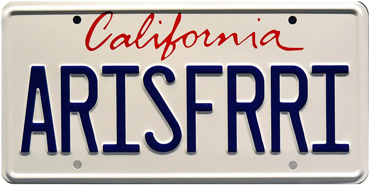 

Entourage | ARISFRRI | Metal Stamped License Plate