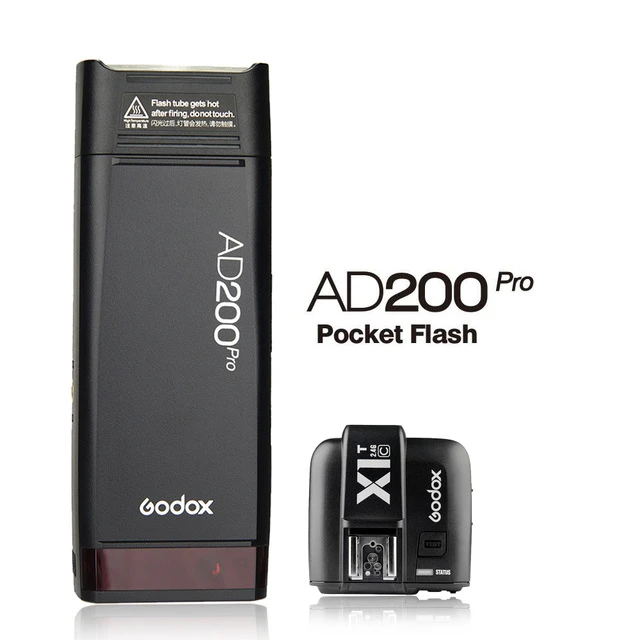 AD200pro and X1T Godox AD200pro 200Ws наружная вспышка AD200 PRO карманный фонарик для Sony Nikon Canon Fuji ttl HSS 2,4G Беспроводная система X - Цвет: AD200pro and X1T