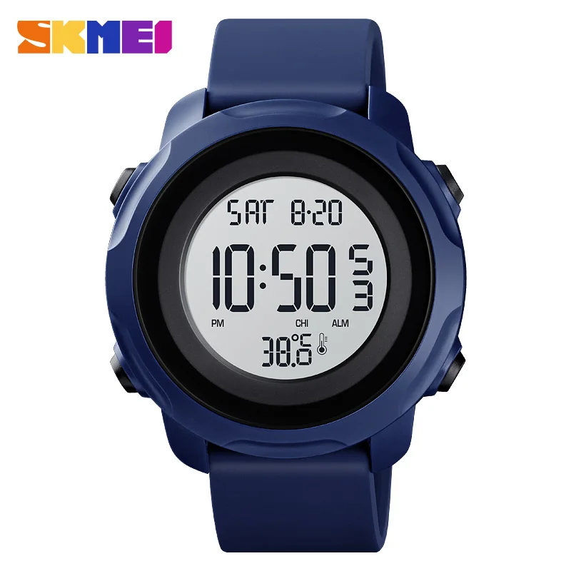 

SKMEI Men Digital Sport Watches 50M Waterproof Electronic Clock Luxury Brand Male Wristwatch Montre Homme 1682