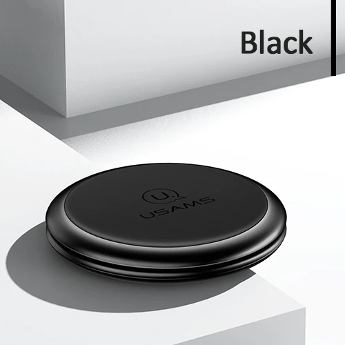 Black Flat Paste USAMS магнитный автомобильный держатель для телефона на магните для автомобиля сотового телефона Автомобильное магнитное крепление, устанавливаемое на вентиляционное отверстие в салоне автомобиля Автомобильный держатель для мобильного телефона Поддержка для iPhone samsung - Цвет: Black Flat Paste