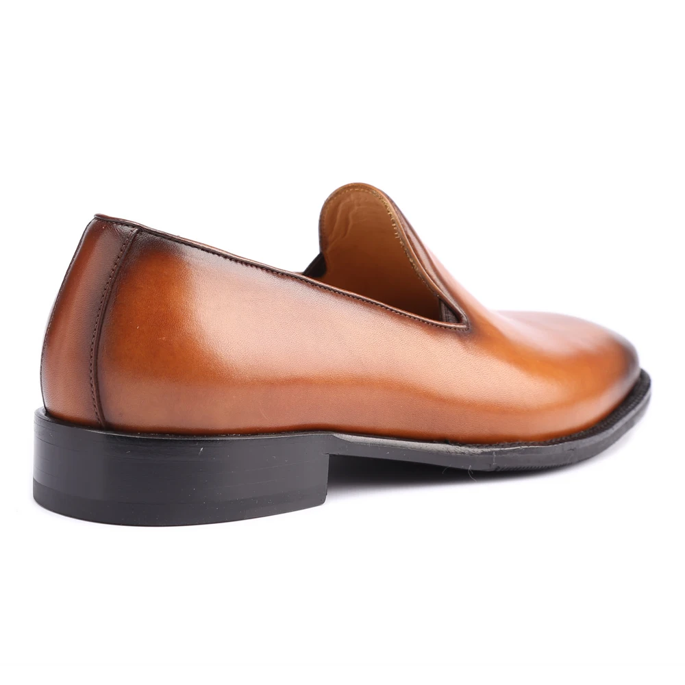 Мужские повседневные туфли из натуральной кожи роскошные Лоферы ручной работы в