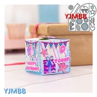 yjmbb new boxes with different patterns 1 metal cutting mould scrapbook album paper 3d diy card craft embossing die cutting