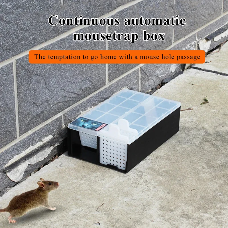 

Continuous mousetrap mouse cage household non-automatic kitchen mouse trap mouse trap rat trap plastic