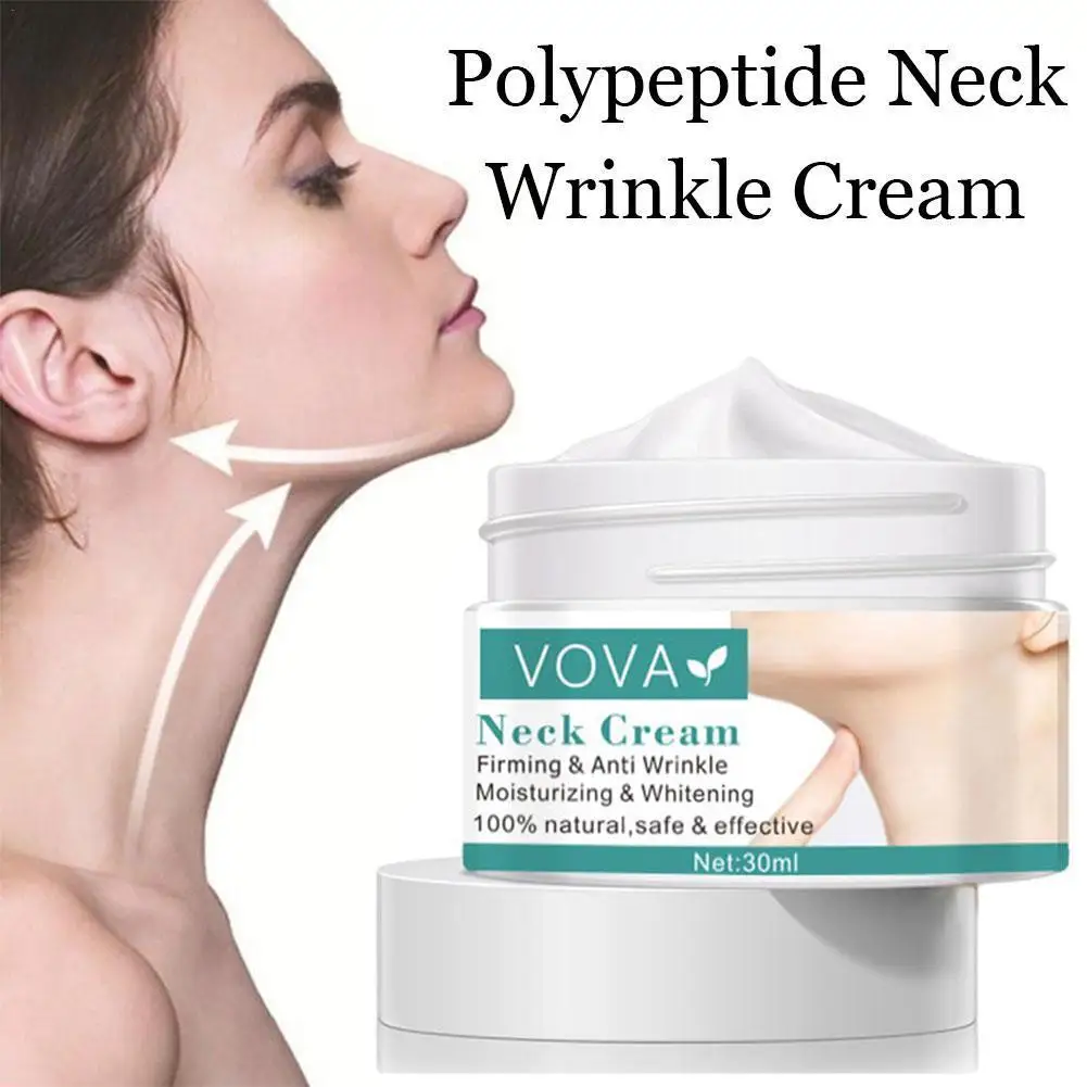 

VOVA Peptide Neck Wrinkle Cream Lifting Anti Aging Anti Wrinkle Whitening Nourishing Moisturizing Firming Cream 30Ml Skin Care