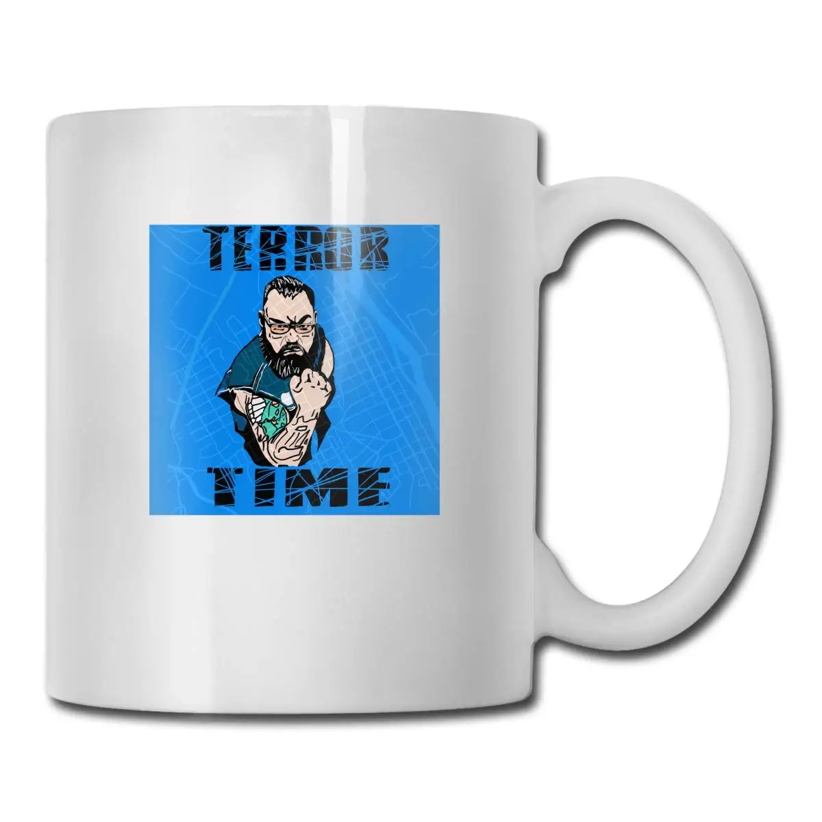 Забавная кружка с течением времени 11 унций | Дом и сад