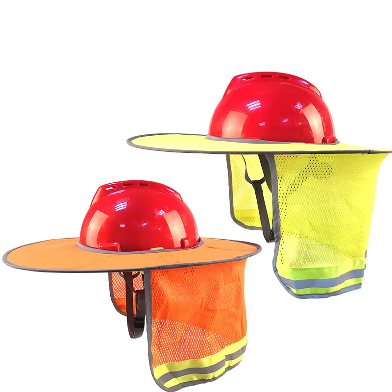 Солнцезащитный козырек для безопасного шлема летняя дышащая широкая шляпа с