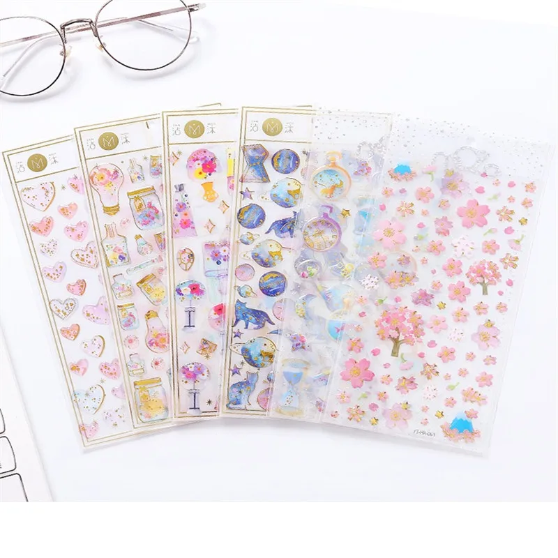 Многоузорная прозрачная трехмерная кристальная наклейка s для женщин мобильного