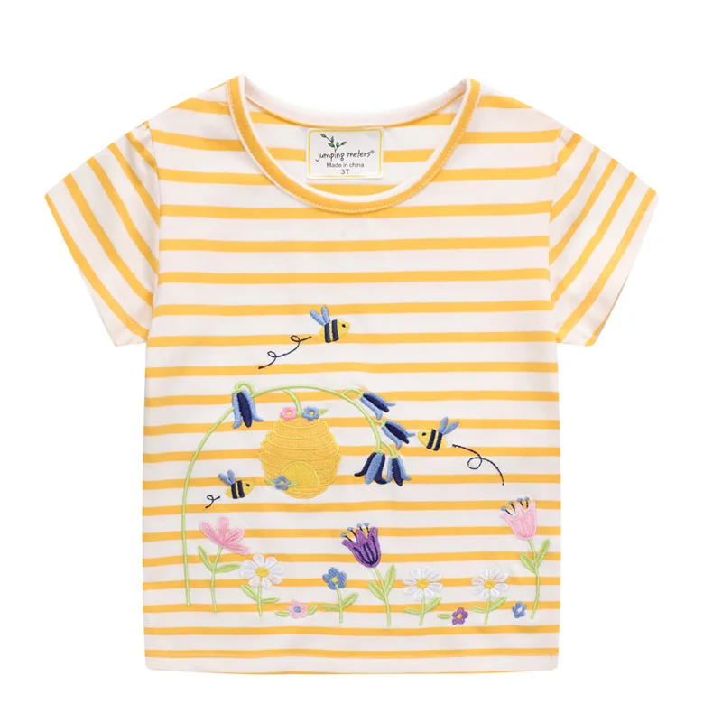 

2022 spring and summer new children's clothing summer girls short-sleeved T-shirt children's clothing W01 79