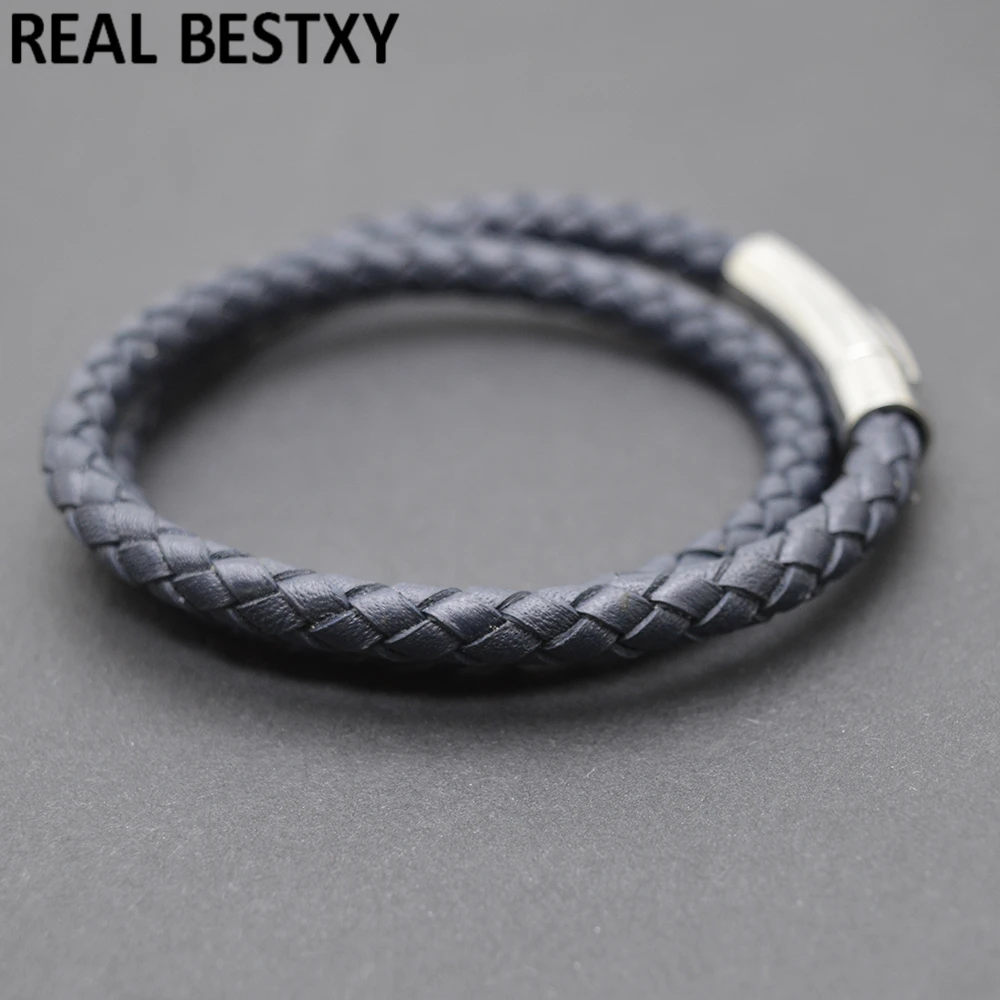 5 шт./лот браслеты из натуральной кожи с логотипом на заказ для мужчин и женщин