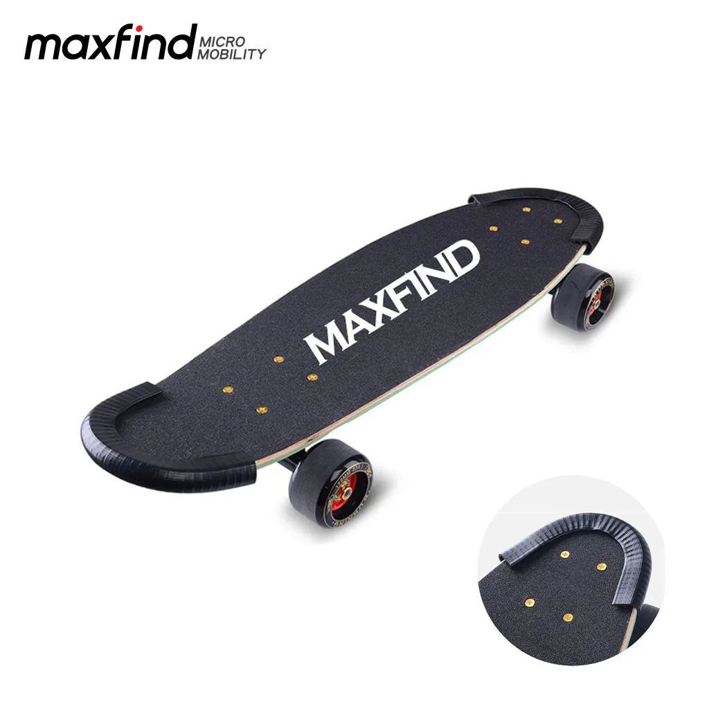 Maxfind Skateboard Anti-collision Strip 22cm 30cm U Shape Rubbe Deck Guards Protector for Longboard and Eclctric scooter