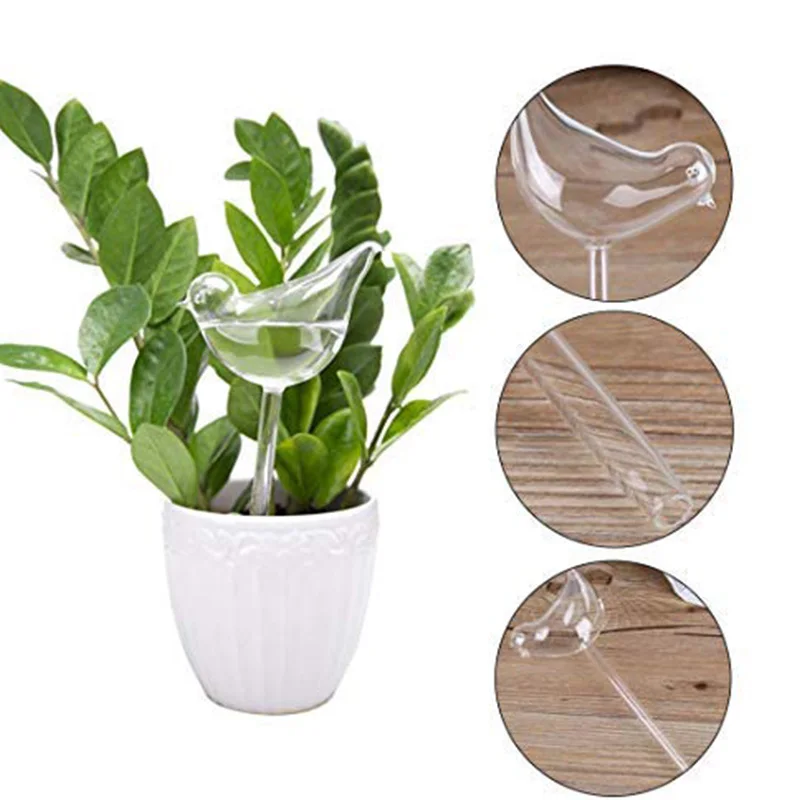 3 упаковки растений водонагреватель самополивающиеся глобусы форма птицы ручной