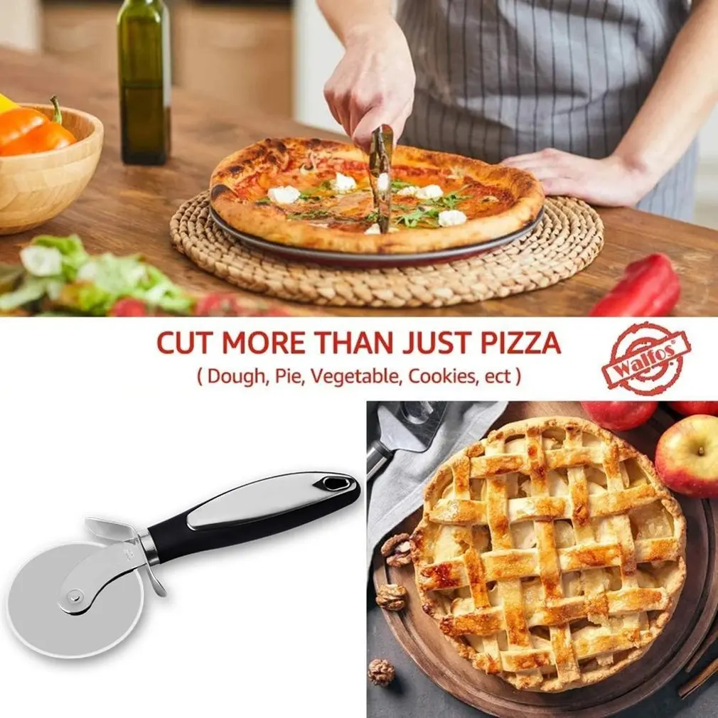 

Pizza Cutter Durable Stainless Steel Cake Bread Practical Round Knife Pasta Dough Kitchen Baking Tools