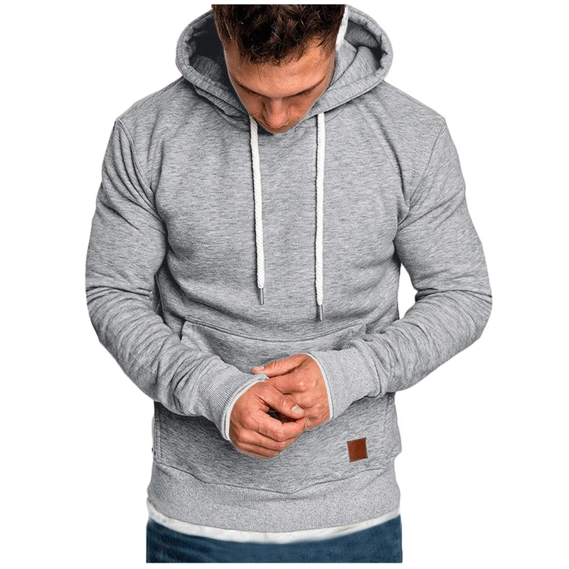 

2019 L-XXXL Mens Sweatshirt Long Sleeve Autumn Spring Casual Hoodies Top Boy Blouse Tracksuits Sweatshirts Hoodies Men