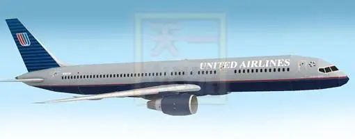 Boeing 757 самолета 3D Бумага модель DIY ручной класса игрушка оригами|Картонные