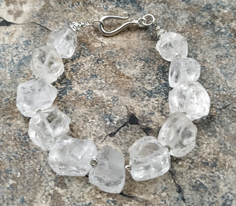 Натуральный шероховатый женский браслет M0097 | Украшения и аксессуары