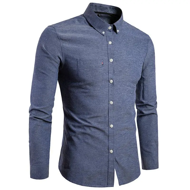 

2021 New Men's Casual Shirts Fashion Business Formal Shirts Men's Clothes Tops