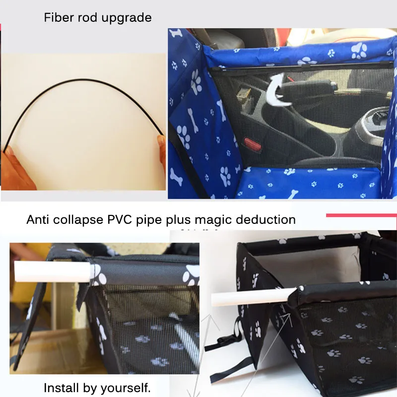 Переноска для домашних животных из ткани Оксфорд складная Автомобильная